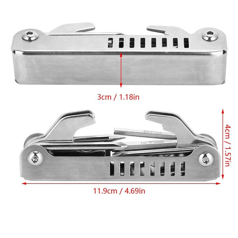 [AUSTRALIA] - Vbestlife Professional Diver Tool Kit 8 in 1 Scuba Diving Diver Pick Valve Repair Multi Tool Set for Repairing & Adjusting Scuba Diving Regulators 