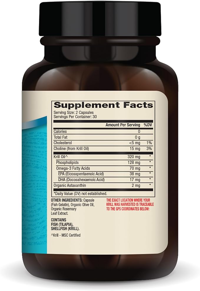 Dr. Mercola Children's Cryl Oil 60 Capsules (International Direct) - BeesActive Australia