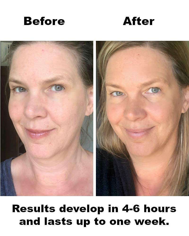 Glow Self-Tanning Drops with Aloe: Sunless Tanner for a Sun-Kissed Glow. Control Your Results by Adding Drops to Your Own Moisturizer, for Face & Body. Buildable Color. - BeesActive Australia