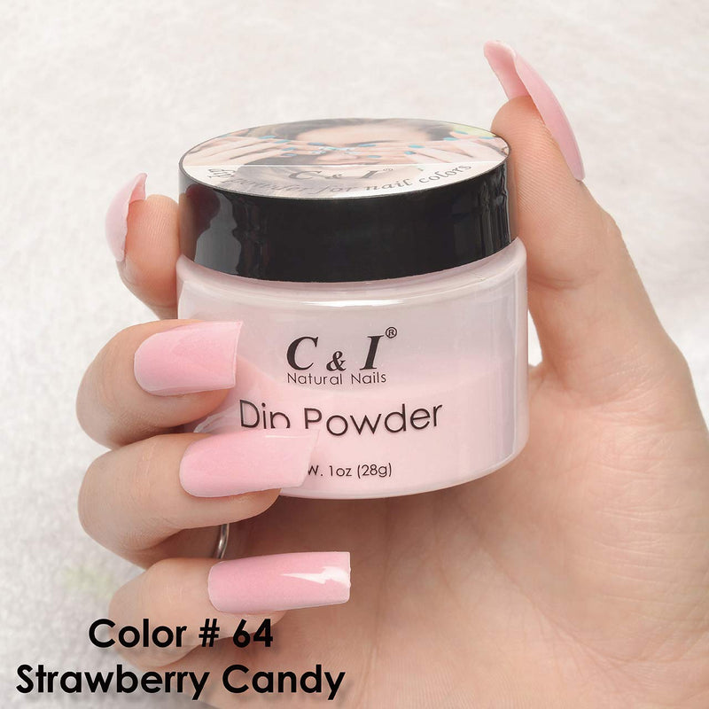 C & I Dip Powder, Acrylic Nails Coloring System, 28 g, 1 oz (Color # 64) Color # 64 - BeesActive Australia