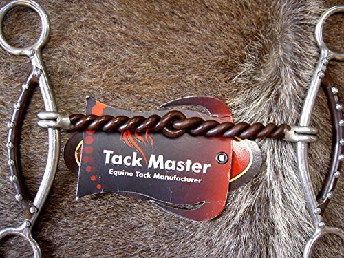 [AUSTRALIA] - Tackmaster Sweet Iron SS Twisted Wire 5" Mouth Horse Snaffle Bit 6" Cheeks 35150 