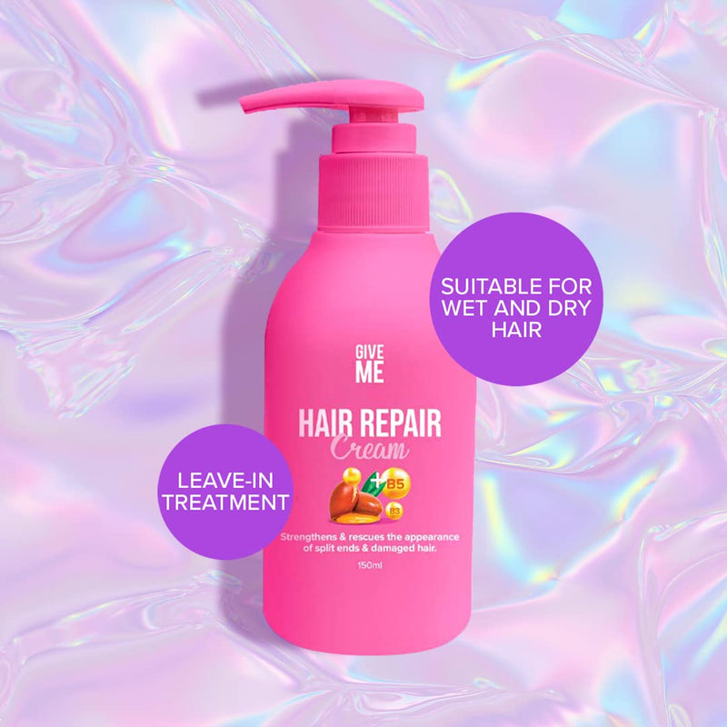 Give Me Cosmetics Hair Repair Cream Leave-In Treatment | Reduces Split Ends | Damage Reverse - BeesActive Australia