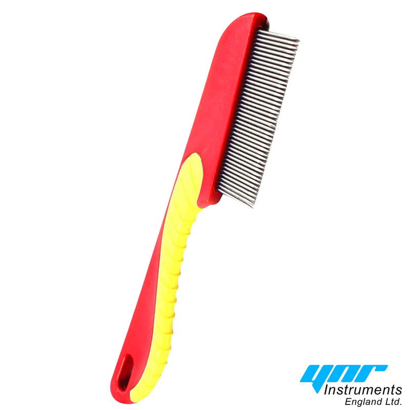 EXTRA FINE NIT HAIR COMB LARGE HANDLE Head Lice Egg Larva Remover Comb Anti-Lice (RED) RED - BeesActive Australia
