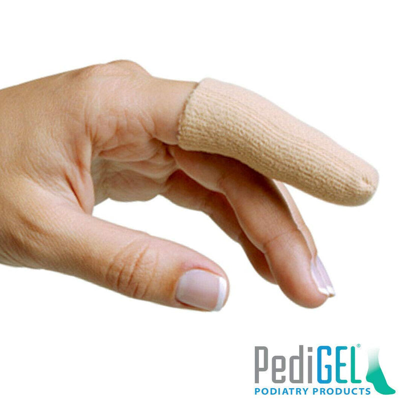 PediGel® - Medically Approved Polymer Gel Lined Digital Cap, Toe Protection and Relief from Corns - 4 Units - Small Small (Diameter 20mm) - BeesActive Australia