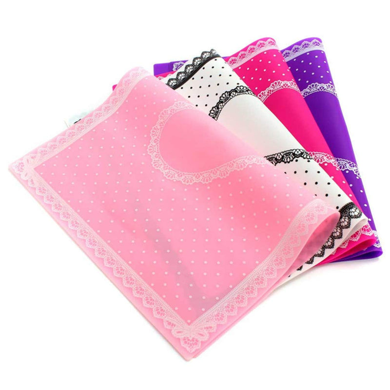Beaupretty Silicone Hand Pillow Nail Art Table Mat Hand Cushion Manicure Desk Pad Foldable Nail Polish Hand Holder (Pink) Pink - BeesActive Australia
