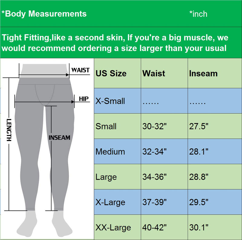 Neleus Men's Dry Fit Compression Baselayer Pants Running Tights Leggings with Phone Pocket Medium 6069 Blue/Navy,2 Pack - BeesActive Australia