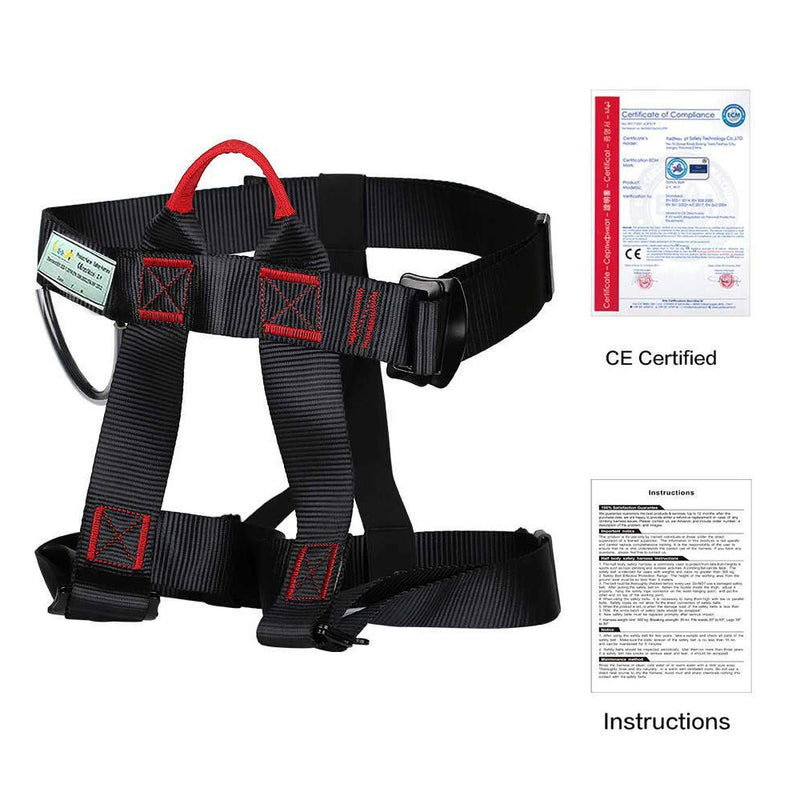 HEEJO Climbing, Rock Climbing, Half Body for Rappelling Zipline Fire Rescuing Tree Climbing Gear - BeesActive Australia