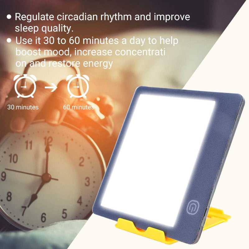 5V Therapy Lamp Brightness Adjustable Ultrathin Sad Lights Daylight Lamp with USB Cable and Holder for Bad Mood Removal - BeesActive Australia