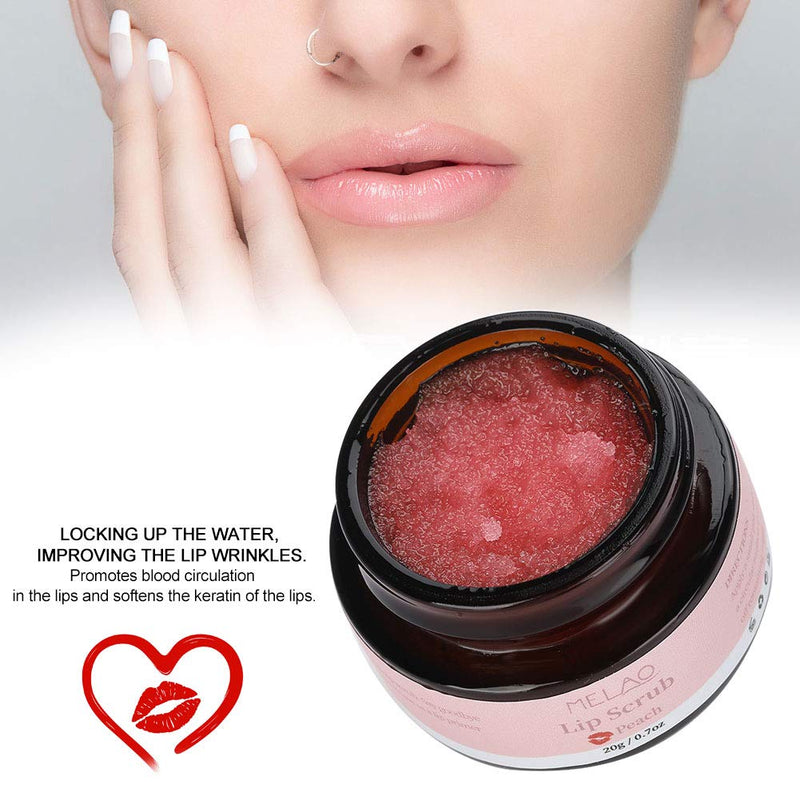 Lip Scrub, Lip Exfoliator Organic Exfoliating Scrubs for Dry Lips Moisturizes Moisturizing Dead Skin Removal Lips Care - BeesActive Australia