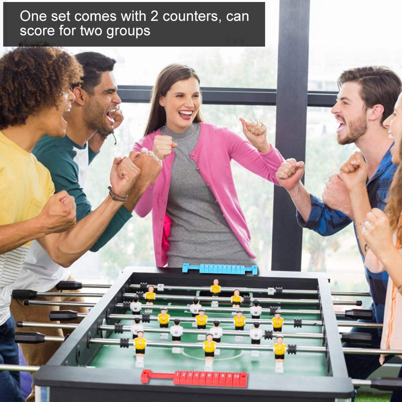 Scoring Unit, 2 Foosball Scoring Units Foosball Scoreboard for Standard Foosball Tables Red & Blue - BeesActive Australia