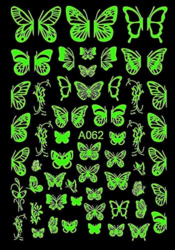 4Sheets Butterfly Nail Art Stickers Decals Butterfly Shapes Nail Art Decoration - BeesActive Australia