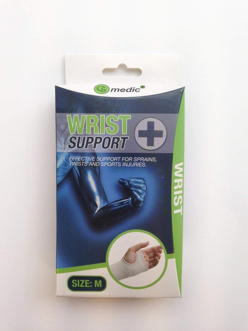 CS Medic Elastic Wrist Hand Sprain Injury Elastic Support Bandage (Medium or Large) M - BeesActive Australia