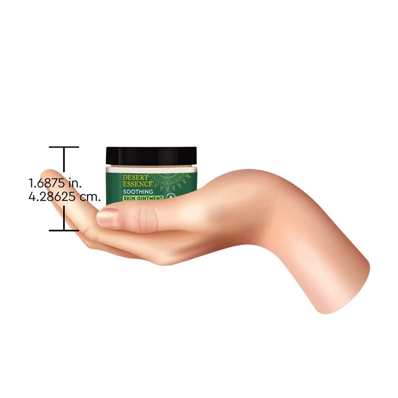 Desert Essence Tea Tree Oil Skin Ointment - 1 Fl Ounce - Pack of 2 - Jojoba & Lavender Essential Oils - Vitamin E - Sweet Almond Extract - Moisturizer For Dry Skin, Skin Irritations, Cuticles 1 Fl Oz (Pack of 2) - BeesActive Australia