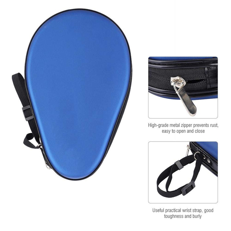 [AUSTRALIA] - VGEBY Table Tennis Racket Hard Case, Waterproof PU Table Tennis Case Tennis Racket Hard Case Ping Pong Bat Bag Cover 