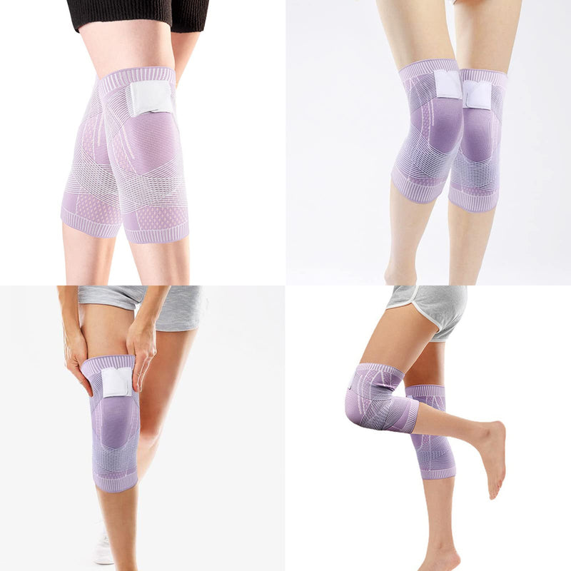 Knee Support Brace, Knee Support For Women Knee Compression Sleeve Support Forarthritis Pain Relief, Joint Pain, Weight Lifting, Ligament Injury, Meniscus Tear Running, Squats, Sports(XL, Single) XL,1 PACK - BeesActive Australia