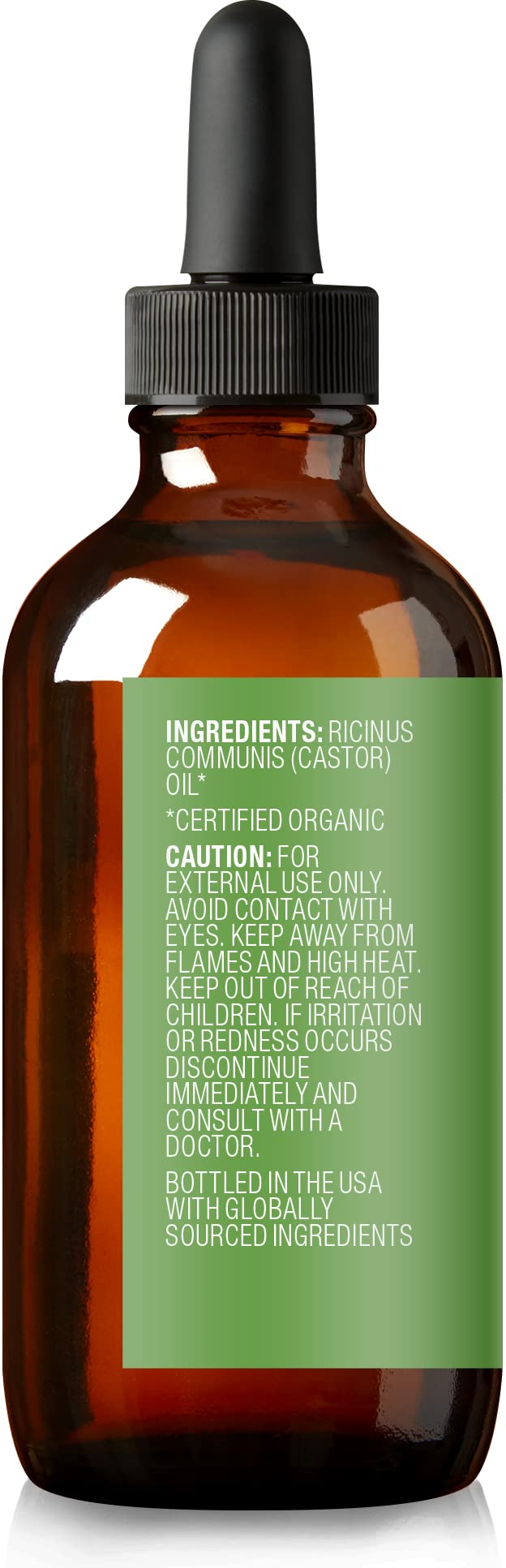 Cliganic Organic Castor Oil, 100% Pure (2oz with Eyelash Kit) - For Eyelashes, Eyebrows, Hair & Skin - BeesActive Australia