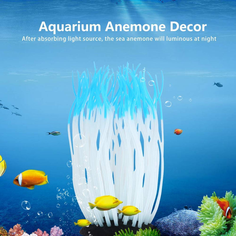 Detailed Aquarium Ornaments,Artificial Soft Sea Anemone Coral Plant for Aquarium Fish Tank Decoration Silicone Aquarium Ornament - BeesActive Australia