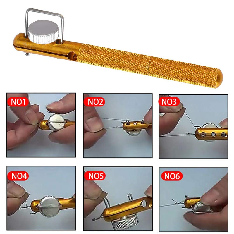 Loop Tyers for Fishing, Fishing Line Knot Tying Tool- 3 Set of Knot Tyers, Nail Knot Tyer, Hook Loop Tyer, Fishhook Remover Loop Tyer &Disgorger Detacher for Fly Fishing - BeesActive Australia