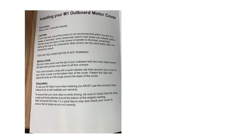 Eevelle Wake M1 Trailerable Boat Motor Cover | Waterproof, Heavy Duty, Marine Grade Engine Cover | Motor Hood Cover | Outboard Motor Cover - BeesActive Australia