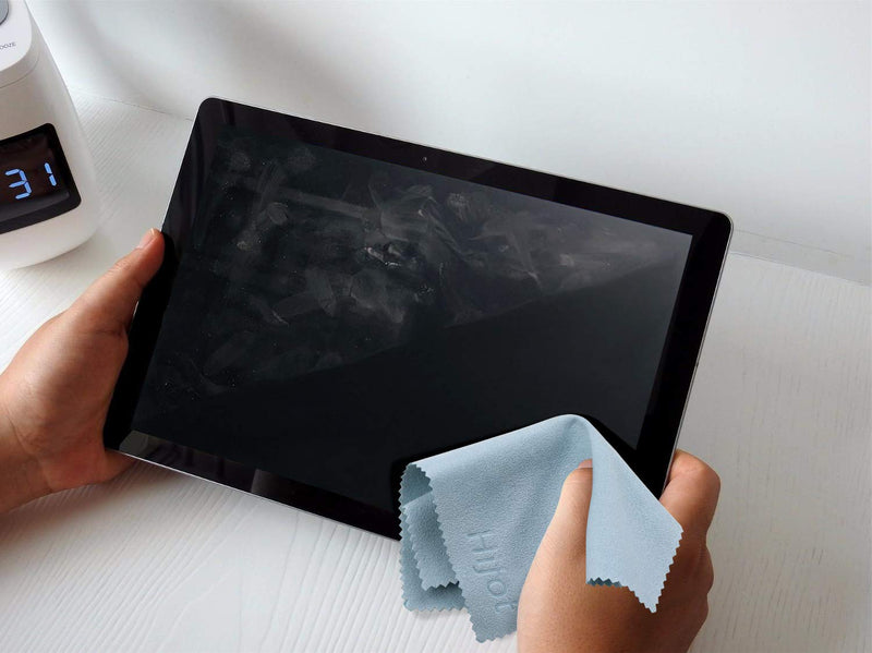 Hifot Microfiber Cleaning Cloth 12 Pack,Glasses Cleaning Cloth for Eyeglasses,Spectacles,Sunglasses, Camera Lenses, iPad,Tablets, Phones,LCD Screens and Delicate Surfaces-5.7"/14.5cm * 6.9"/17.5cm Multicolore-12 Pcs - BeesActive Australia