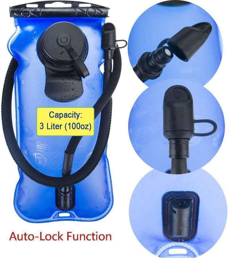 WACOOL 3L 3Liter 100oz BPA Free EVA Hydration Pack Bladder, Leak-Proof Water Reservoir - BeesActive Australia