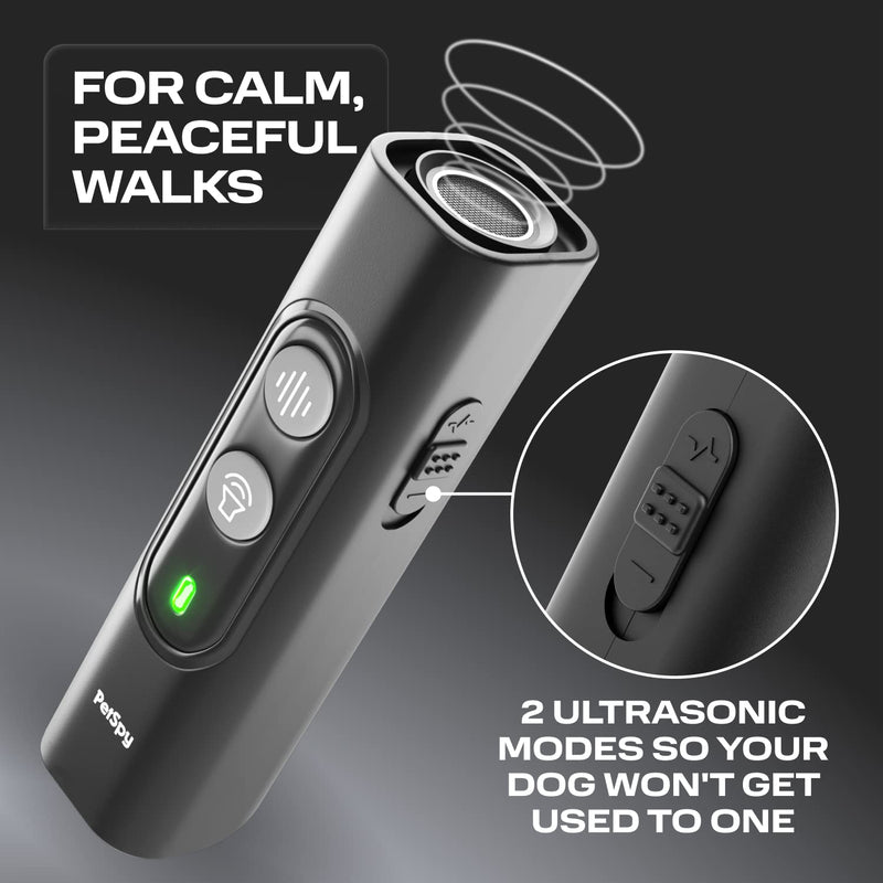 PetSpy Dog Barking Control Devices N10 - Ultrasonic Dog Bark Deterrent for Indoor & Outdoor with 16.4 Feet Range - Puppy & Dog Trainer with 2 Frequency Modes & Training Cards - BeesActive Australia