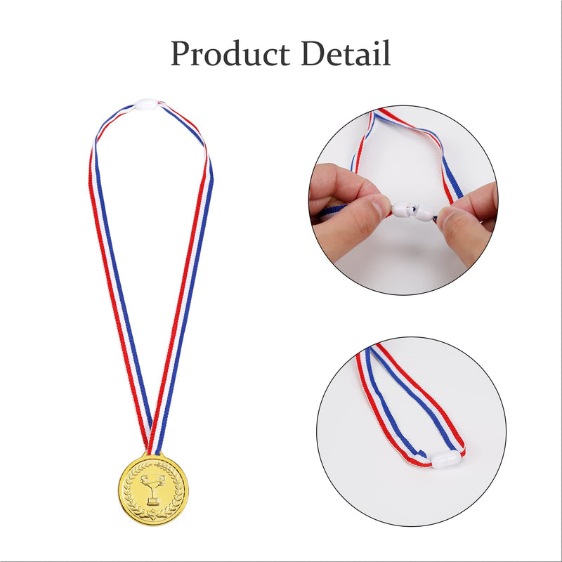 Pllieay 2 Inch Winner Medals Gold Award Medals Gold Prizes for Sports, Competitions, Party Favors and Awards 12 - BeesActive Australia