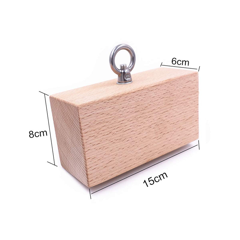 Lights Mountain Wooden Pinch Block Grip Hand Grip Workout Climbing Power Grips Forearm Finger Exerciser Strength Training Strengthener Equipment wooden grip - BeesActive Australia