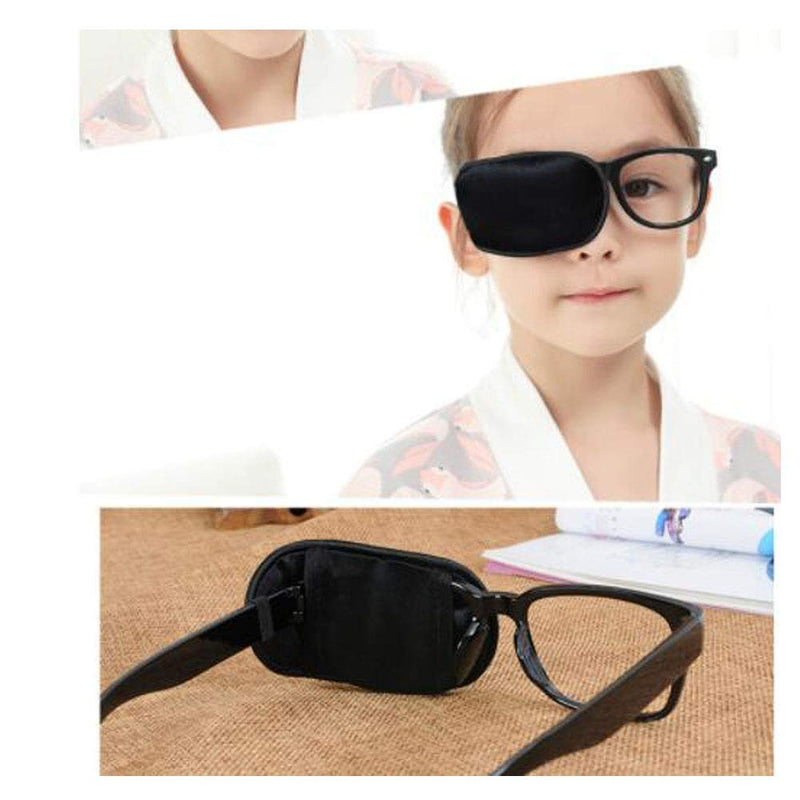 Adult/Kids Protect Eyes Silk Glasses Eye Mask Amblyopia Strabismus Lazy Eye Patches(Champagne) - BeesActive Australia