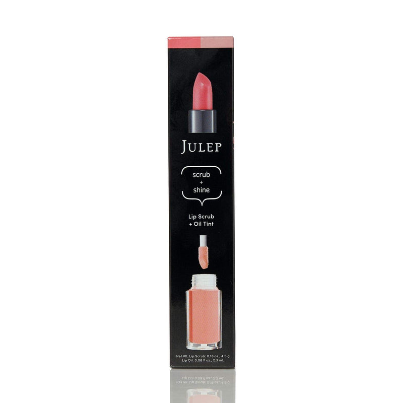 Julep Scrub & Shine, Exfoliating Lip Scrub Stick and Hydrating Oil Tint, Bare With Me - BeesActive Australia