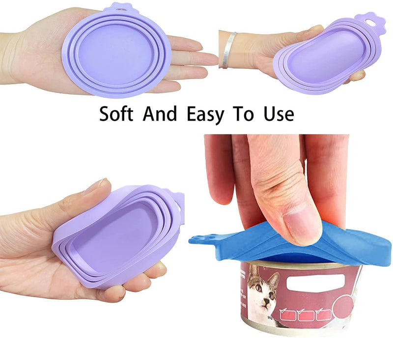 9 Pcs Food Can Lids Pet Can Covers for All Standard Size Dog and Cat Food Can Lids - BeesActive Australia