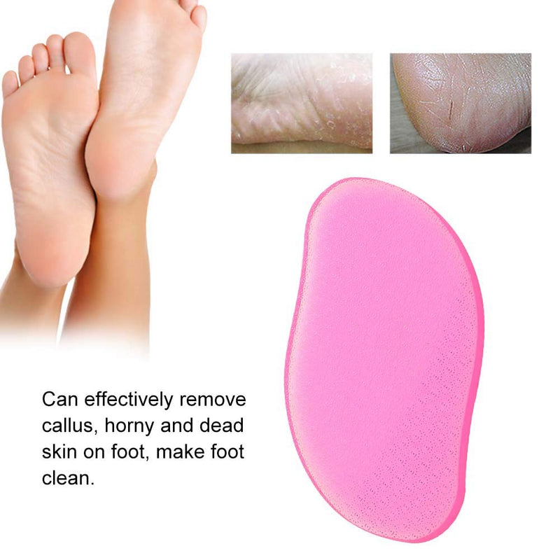 Nano Glass Foot File, Reusable Dead Skin Callus Remover Pedicure Tools Nail File(pink) pink - BeesActive Australia