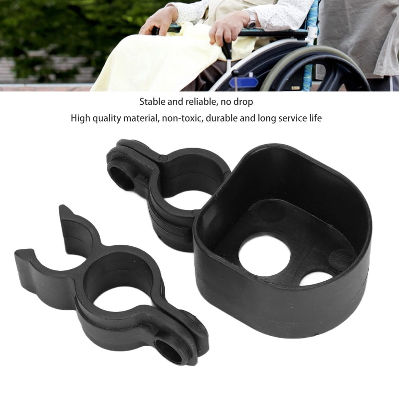 2pcs Wheelchair Walking Stick Rack, Practical Cane Holder Crutch Holder Wheelchair Accessory for Electric Wheelchairs Electric Mobility Scooter - BeesActive Australia