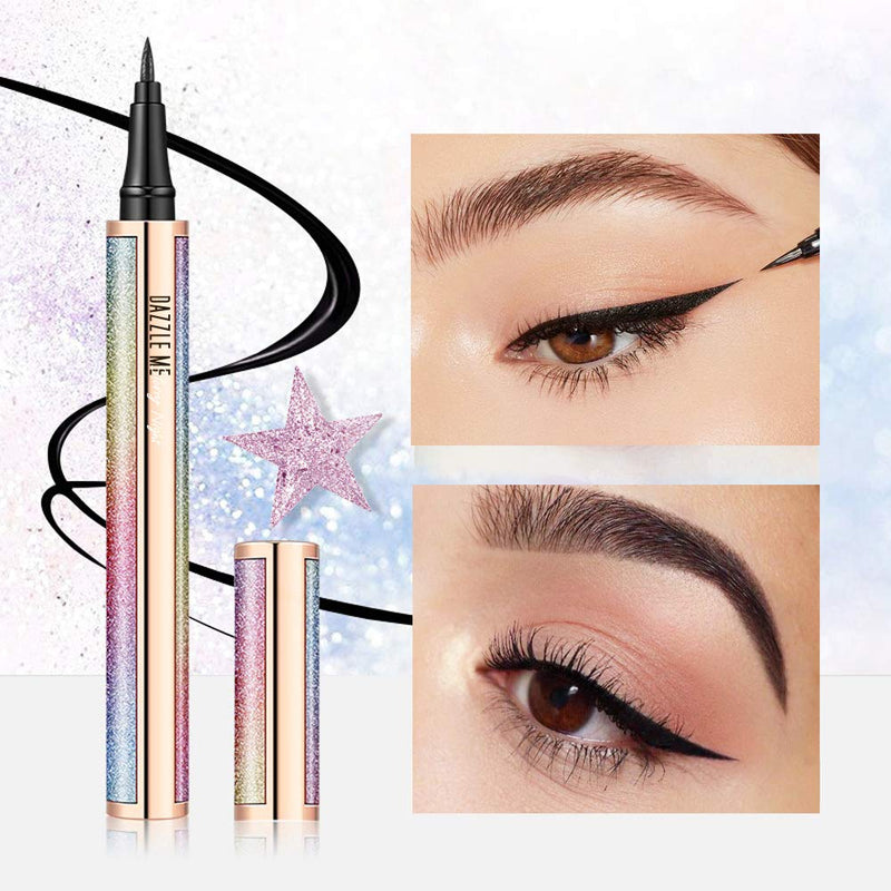 DAZZLE ME Starry Eyeliner, Waterproof Lasting Non Staining Liquid Eyeliner Pencil - BeesActive Australia