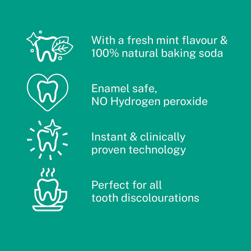 iWhite Classic Teeth Whitening Kit 10 Prefilled Trays - Infused with 100% Natural Baking Soda for an Instant Bright White Smile - BeesActive Australia