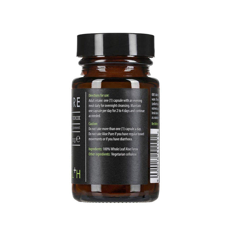 KIKI HEALTH Aloe Pure Capsules- | 20 Vegan Capsules | 10 Months Supply | Colon Cleanse, Digestion Support, Natural Soother - BeesActive Australia