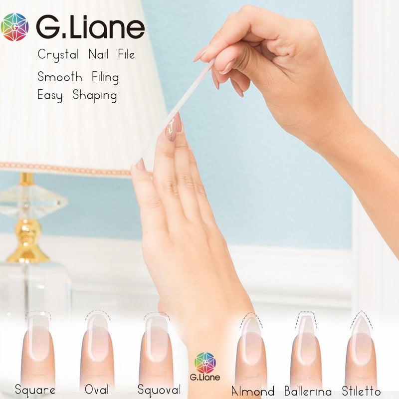 Best Crystal Nail File Set – G.Liane Professional Nail File Manicure Pedicure Kit For Natural Nails Acrylic Nails Gels Nails Manicure Tools For Home And Salon (Rose White) … Rose White - BeesActive Australia