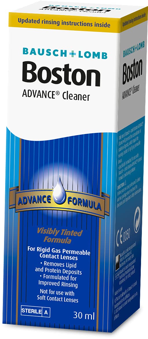 Boston Advance Cleaner, Leaves Lenses Clean, Ready for Disinfection and Conditioning, for Rigid Gas Permeable (RGP) and Hard Contact Lenses, 30 ml - BeesActive Australia