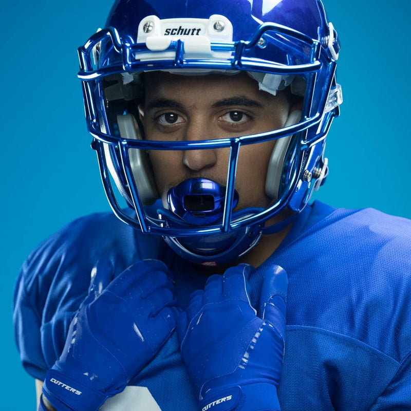 Shock Doctor Max Airflow 2.0 Lip Guard / Mouth Guard. Football Mouthguard 3500. For Youth and Adults OSFA. Breathable Wide Opening Mouthpiece. Helmet Strap Included Royal - BeesActive Australia