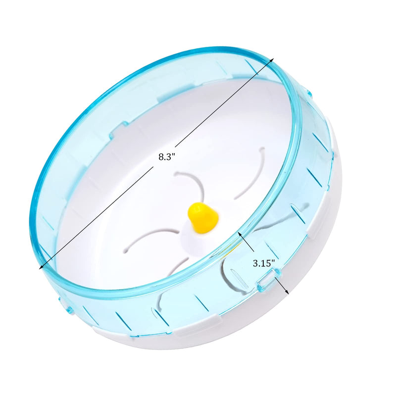 Hamster Saucer 8.3" Silent Hamster Exercise Wheels Silent Spinner Running Wheels for Small Animal Pet Hamster Chinchillas Gerbils and Mice - BeesActive Australia