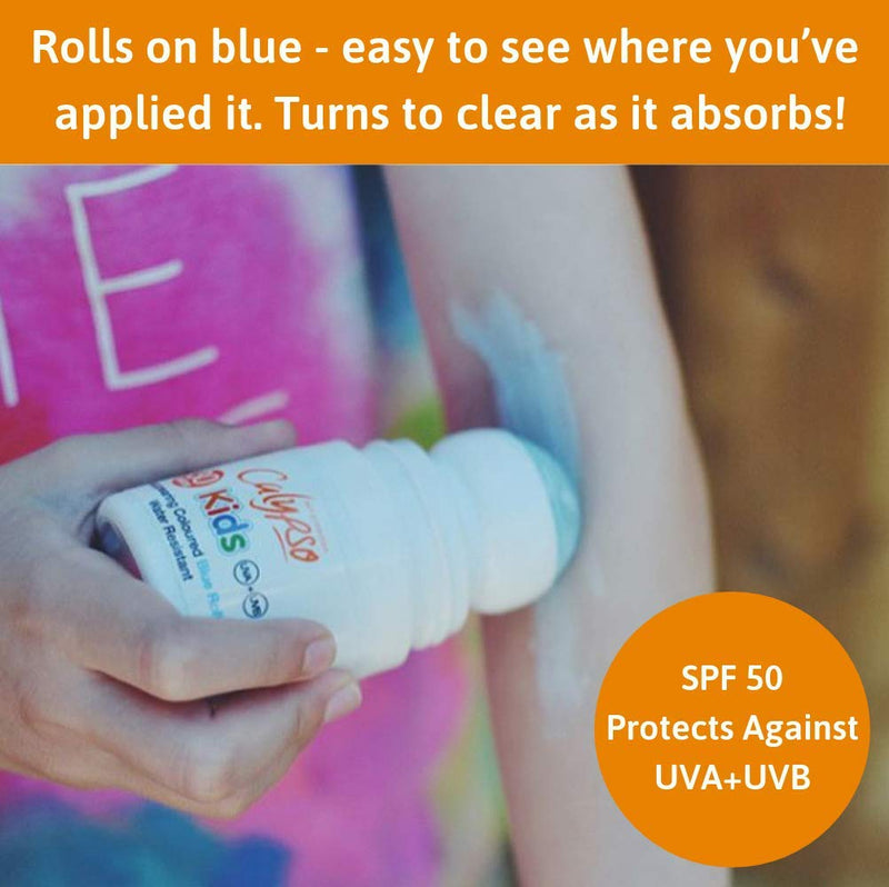 Calypso All Day Long Sun Lotion SPF 40, 150ml & Kids Blue Roll On SPF50, 50ml + Blue Roll On SPF50 - BeesActive Australia
