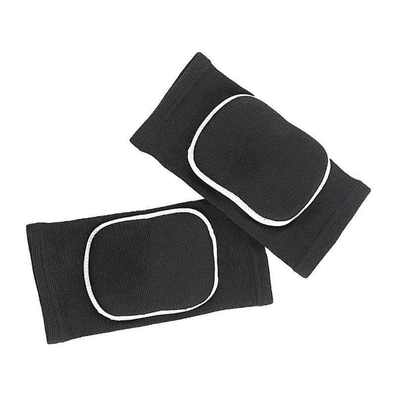 Unisex Kids Sponge Knee Pads Knee Warmer Elastic Protective Padded Knee Support Breathable Flexible for Outdoor Sports Volleyball Skating Dance M black - BeesActive Australia