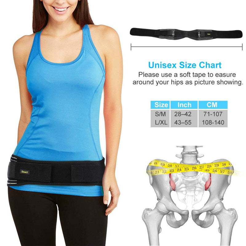 Sacroiliac SI Joint Support Belt,Sacroiliac Hip Belt for Women and Men,Alleviate Sciatic, Pelvic, Lower Back and Leg Pain - BeesActive Australia