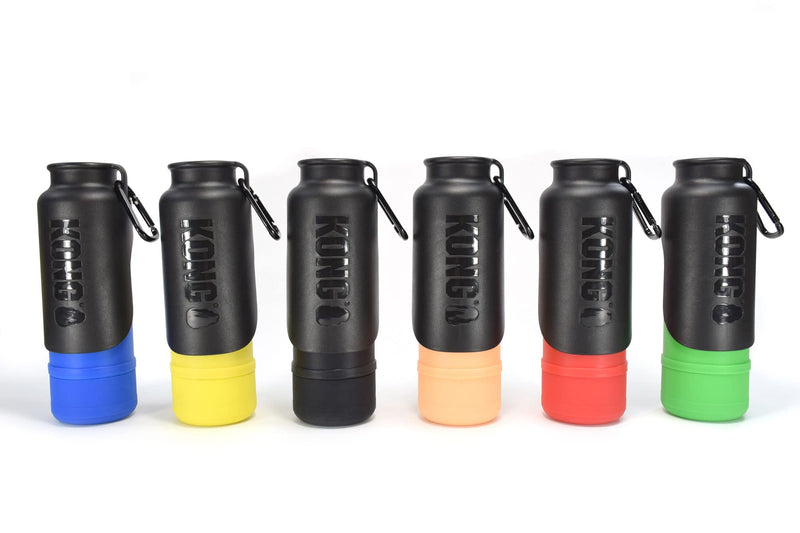 KONG H2O Insulated Dog Water Bottle & Travel Bowl, 25 oz Red - BeesActive Australia