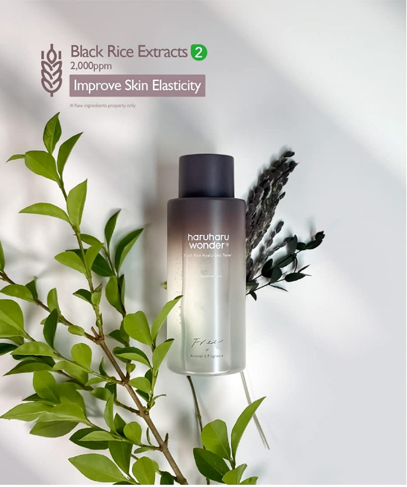[Haruharu Wonder] Black Rice Hyaluronic Toner for Sensitive Skin 5.1 fl.oz / 150ml | Alcohol Free, Fragrance Free | Vegan, Crurelty Free, EWG-Green - BeesActive Australia
