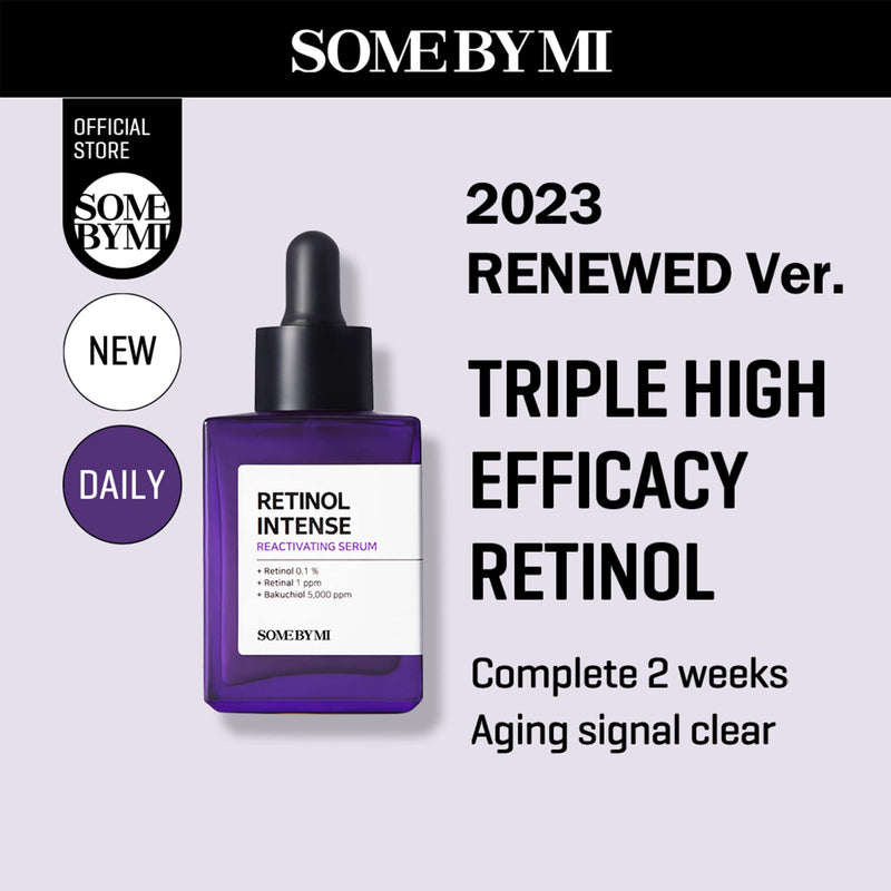 SOME BY MI 2023 Renewed Retinol Intense Reactivating Serum - 1.01Oz, 30ml - Improvement of Skin Elasticity and Aging Signs - Reactivating Skin Barrier for Damaged Skin - Facial Skin Care - BeesActive Australia