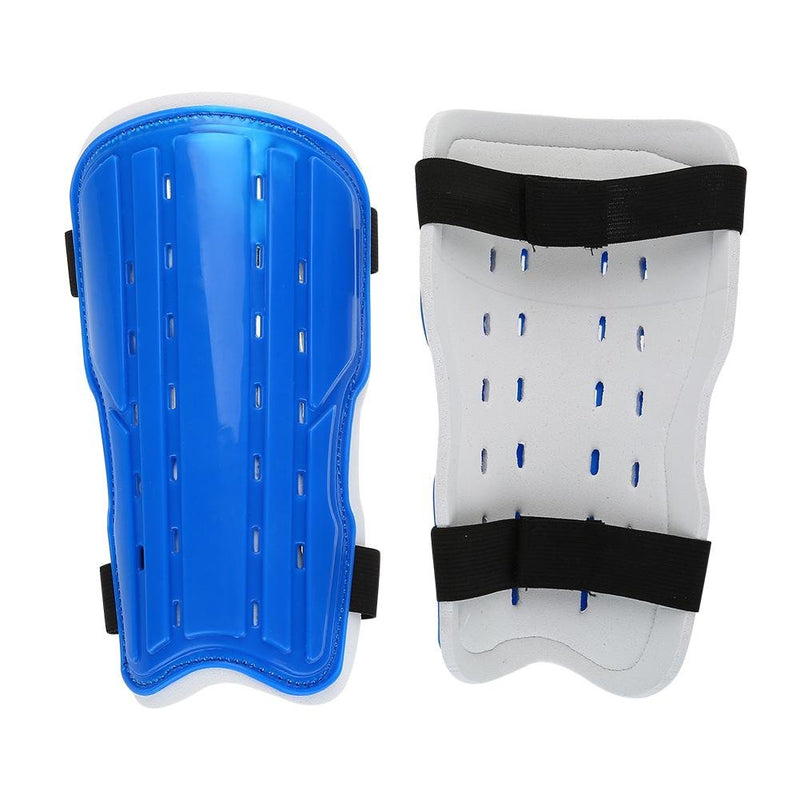 Alomejor 1Pair Shin Guard Kids Football Keen Protector Child Soccer Shin Pad with Adjustable Strap Knee Protective Gear Blue - BeesActive Australia