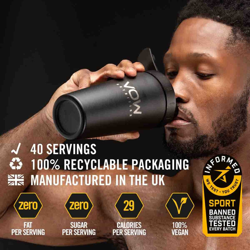 Vow EAA Hydr8 - Essential Amino Acids, BCAAs, Electrolytes, Hydration Energy Intra Workout Drink Informed Sports (Blackcurrant and Apple) Blackcurrant and Apple - BeesActive Australia