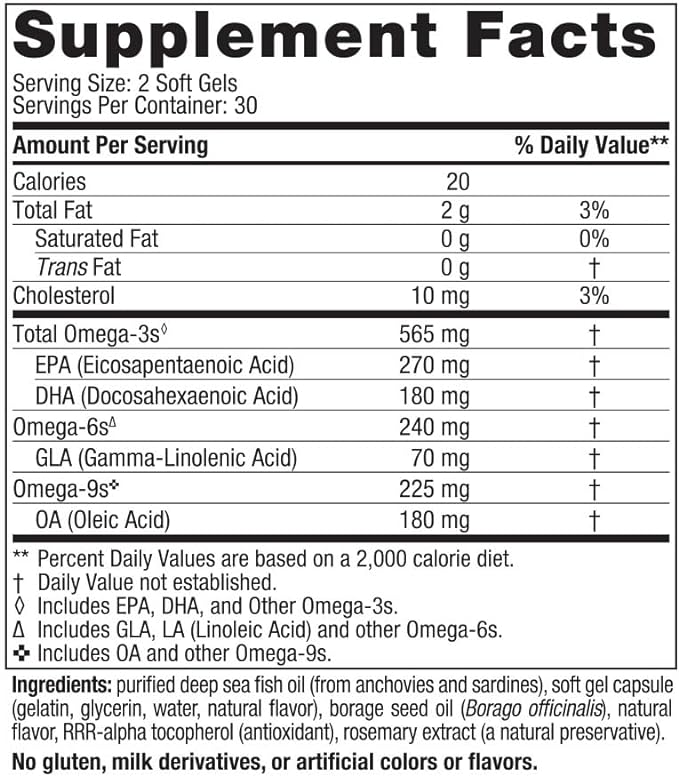 Complete Omega (Lemon) 60 soft capsules (shipped directly from overseas) - BeesActive Australia