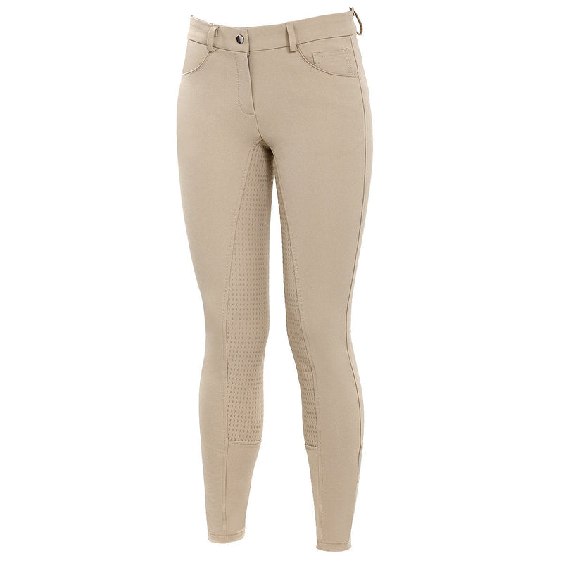 HR Farm Women's Full Seat Silicone Grip Breeches Horse Riding Jodhpurs 1 Beige 30 - BeesActive Australia